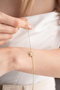 Heliophilia Silver Pulsera de Plata 925 con Baño de Oro y Circón